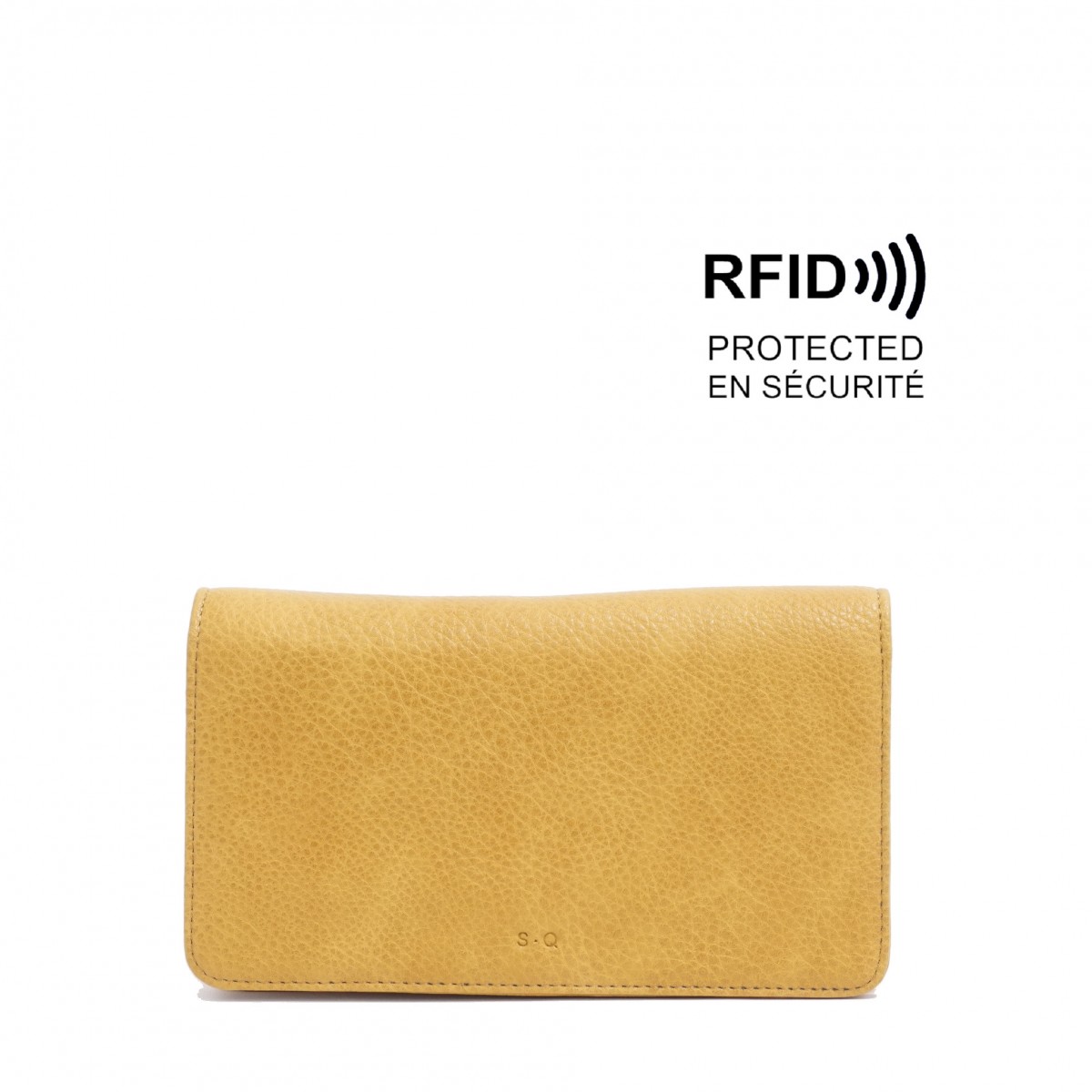 Rosina 2-in-1 Crossbody Wallet - Dark Yellow 